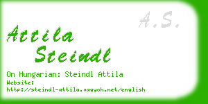 attila steindl business card